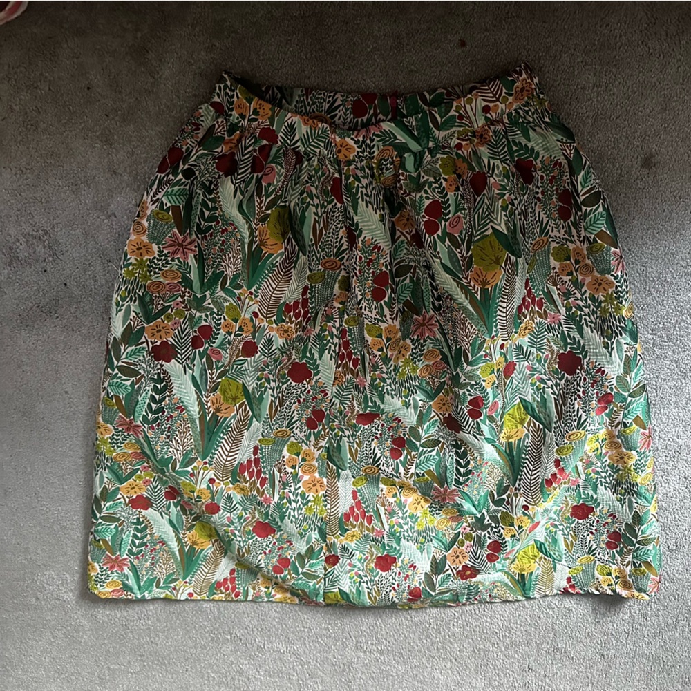 Anthropologie | Sunday in Brooklyn floral skirt